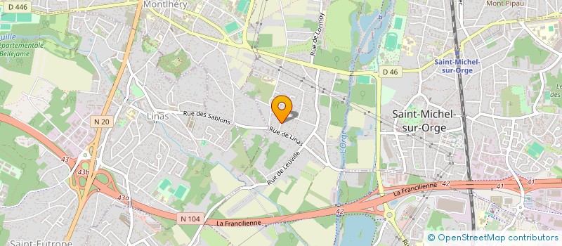 localisation de l'entreprise MADAME AMINATA MENDES à LONGPONT-SUR-ORGE