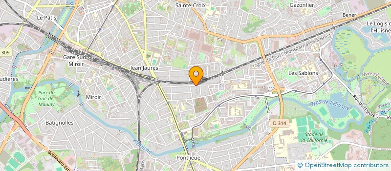 localisation de l'entreprise MADAME AMINATA NAIM  LE MANS