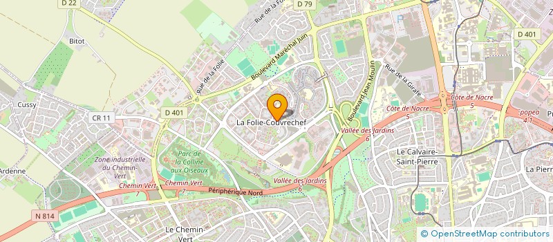 localisation de l'entreprise MADAME AMINATA NGOM à CAEN