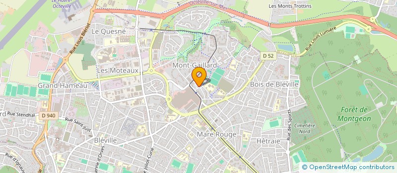 localisation de l'entreprise MADAME AMINATA NIANG  LE HAVRE