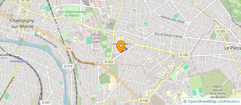 localisation de l'entreprise MADAME AMINATA NIANGADOU  CHAMPIGNY-SUR-MARNE