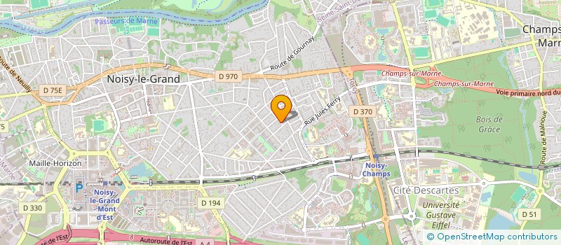 localisation de l'entreprise MADAME AMINATA PEREIRA CANDE à NOISY-LE-GRAND