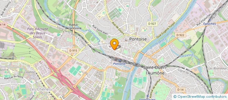 localisation de l'entreprise MADAME AMINATA RAINGUEZ à PONTOISE