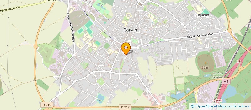 localisation de l'entreprise MADAME AMINATA SANOU  CARVIN