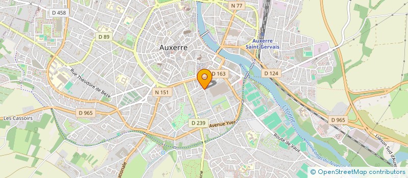 localisation de l'entreprise MADAME AMINATA SILVA  AUXERRE