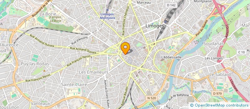 localisation de l'entreprise MADAME AMINATA SISSOKO à LIMOGES