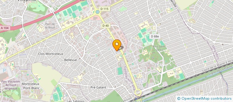 localisation de l'entreprise MADAME AMINATA SISSOKO  VILLEPINTE