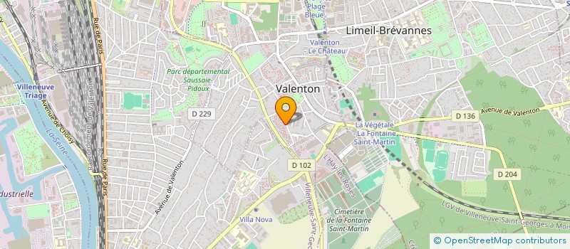 localisation de l'entreprise MADAME AMINATA SISSOKO à VALENTON