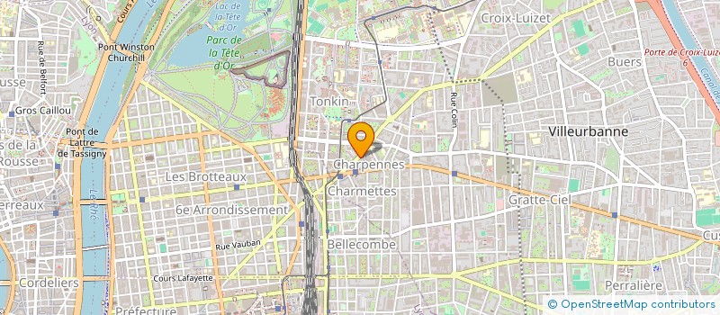 localisation de l'entreprise MADAME AMINATA SOUARE  VILLEURBANNE