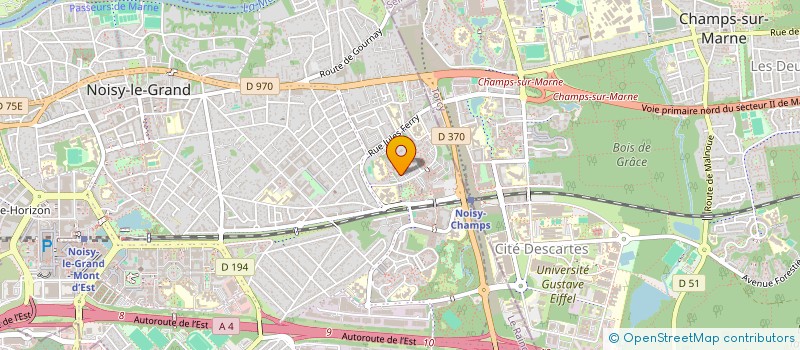 localisation de l'entreprise MADAME AMINATA SOUKOUNA  NOISY-LE-GRAND