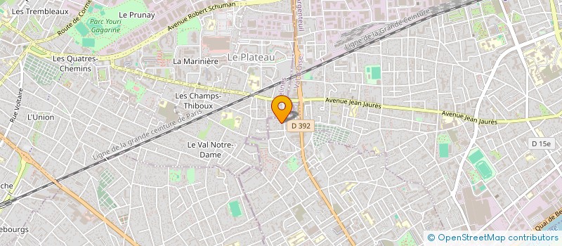 localisation de l'entreprise MADAME AMINATA SOUMARE  BEZONS