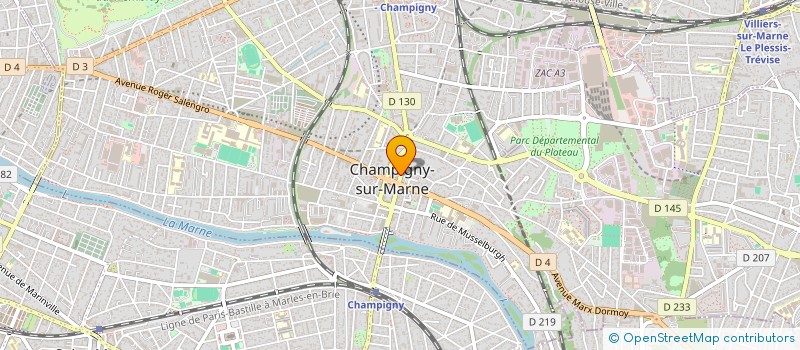 localisation de l'entreprise MADAME AMINATA SY à CHAMPIGNY-SUR-MARNE