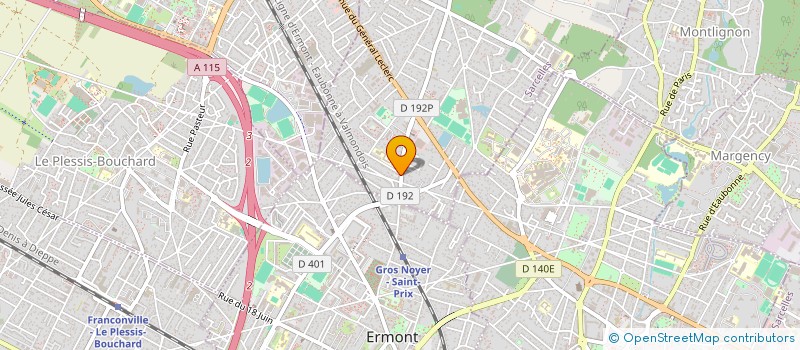 localisation de l'entreprise MADAME AMINATA SYLLA à SAINT-PRIX