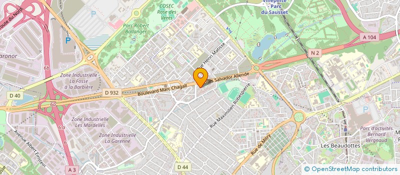localisation de l'entreprise MADAME AMINATA TANDJICOURA à AULNAY-SOUS-BOIS