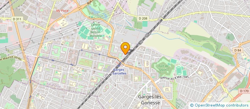 localisation de l'entreprise MADAME AMINATA THIAM  SARCELLES