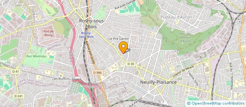 localisation de l'entreprise MADAME AMINATA TOUNKARA à ROSNY-SOUS-BOIS