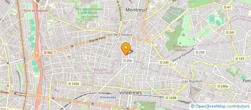 localisation de l'entreprise MADAME AMINATA TOURE à MONTREUIL