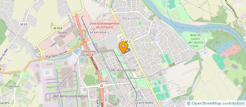 localisation de l'entreprise MADAME AMINATA TOURE  BEAUZELLE