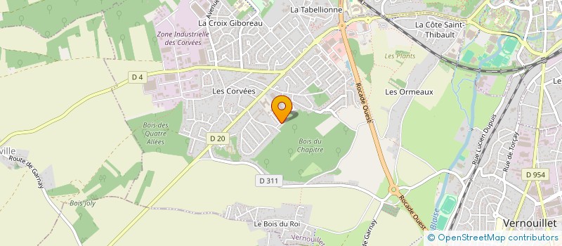 localisation de l'entreprise MADAME AMINATOU SACKO à VERNOUILLET