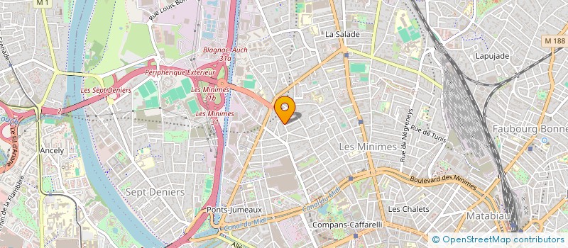 localisation de l'entreprise MADAME AMINE BEN SALAH  TOULOUSE