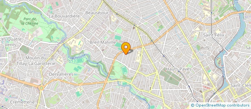 localisation de l'entreprise MADAME AMINE REGHIMA à NANTES