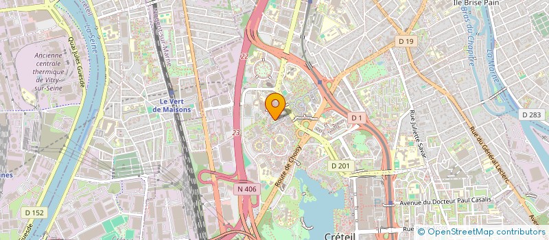 localisation de l'entreprise MADAME AMIRA ABDI  CRETEIL