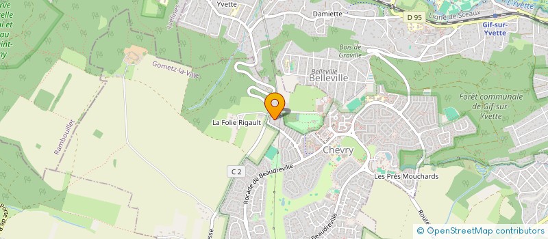localisation de l'entreprise MADAME AMIRA AMRANE  GIF-SUR-YVETTE