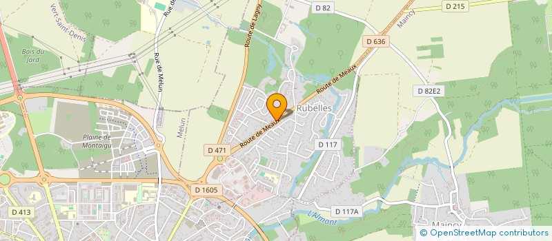 localisation de l'entreprise MADAME AMIRA AYACHIA  RUBELLES