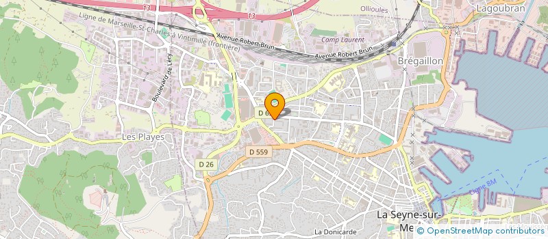 localisation de l'entreprise MADAME AMIRA BEL ALMI  LA SEYNE-SUR-MER