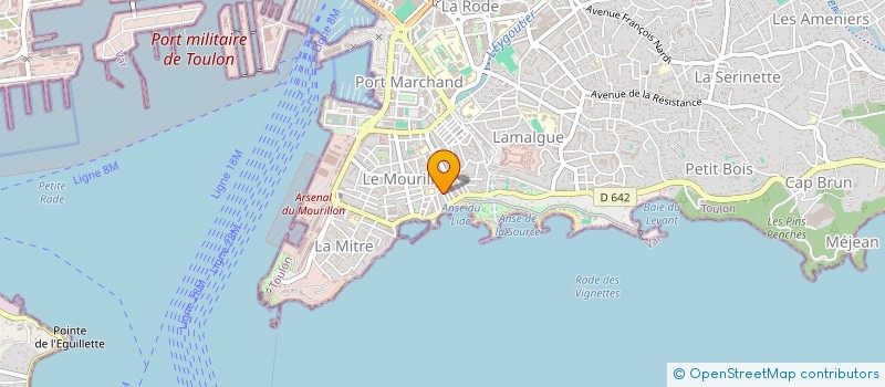 localisation de l'entreprise MADAME AMIRA BEN ABDERRAHMEN  TOULON