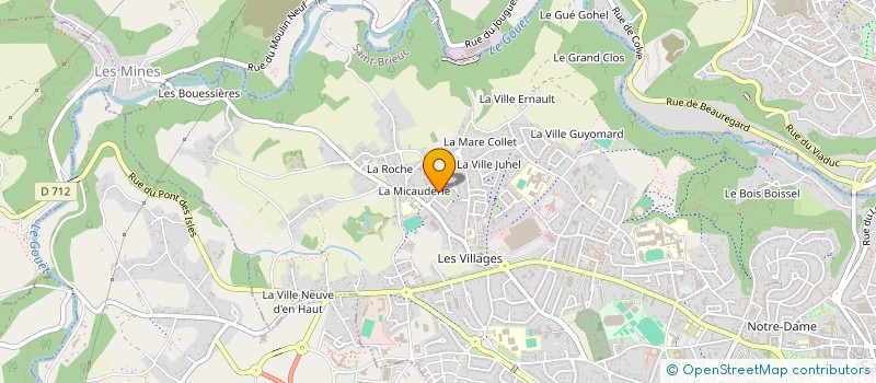 localisation de l'entreprise MADAME AMIRA BENSOUSSI à SAINT-BRIEUC