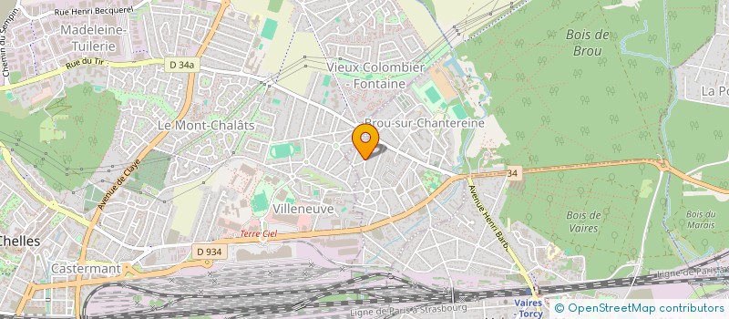 localisation de l'entreprise MADAME AMIRA BOUAMOR  BROU-SUR-CHANTEREINE