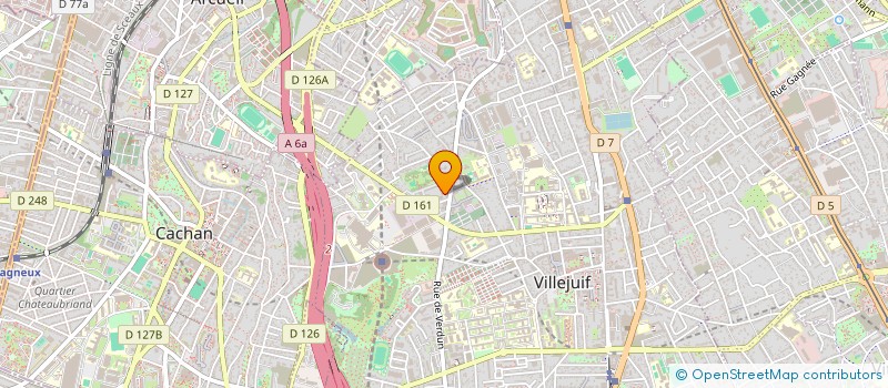 localisation de l'entreprise MADAME AMIRA CHAIEB  VILLEJUIF