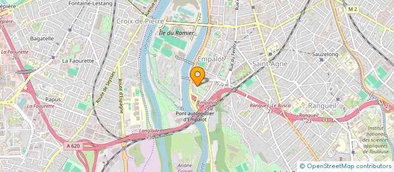 localisation de l'entreprise MADAME AMIRA CHORFI  TOULOUSE