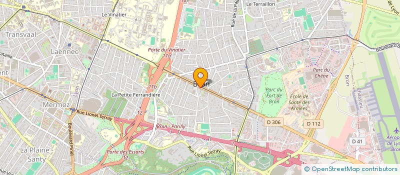 localisation de l'entreprise MADAME AMIRA DHIFAOUI à BRON