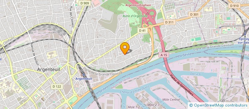 localisation de l'entreprise MADAME AMIRA EL OUERGHEMMI  ARGENTEUIL