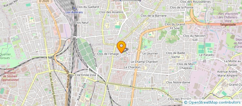localisation de l'entreprise MADAME AMIRA GATA NGOULOU à ORLEANS