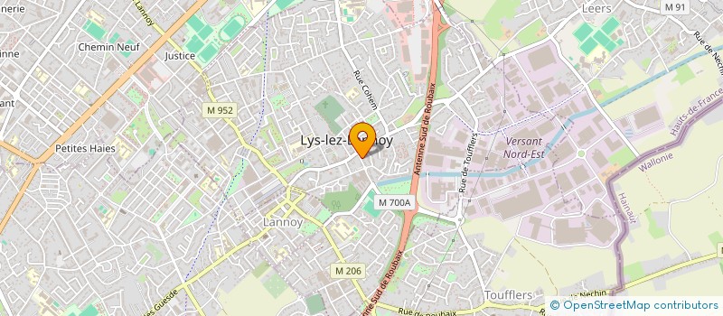 localisation de l'entreprise MADAME AMIRA HAJJAM à LYS-LEZ-LANNOY