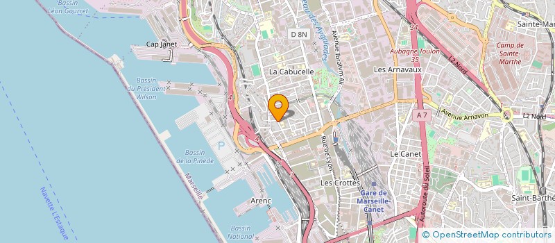 localisation de l'entreprise MADAME AMIRA HAMDI à MARSEILLE