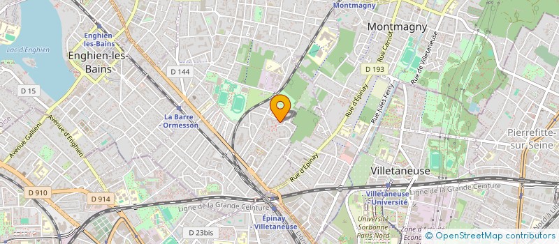 localisation de l'entreprise MADAME AMIRA HAMMOUDI  DEUIL-LA-BARRE