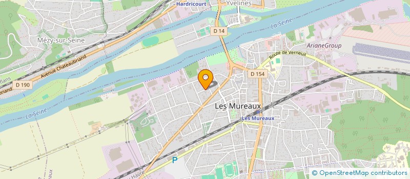 localisation de l'entreprise MADAME AMIRA HAMOUALI  LES MUREAUX