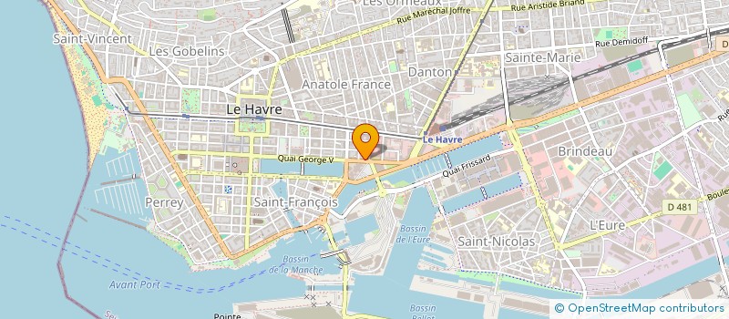 localisation de l'entreprise MADAME AMIRA KICHE  LE HAVRE