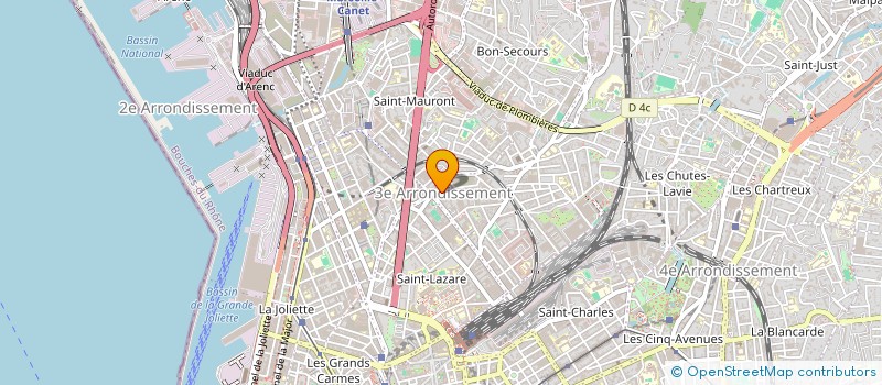 localisation de l'entreprise MADAME AMIRA LABED à MARSEILLE