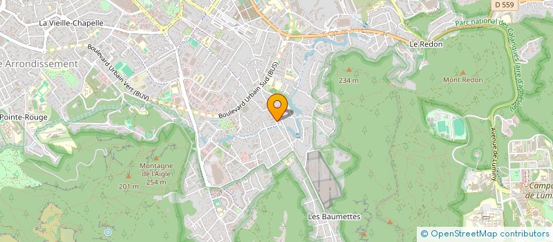 localisation de l'entreprise MADAME AMIRA MEKIDICHE  MARSEILLE 9EME