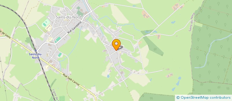 localisation de l'entreprise MADAME AMIRA MOHAMADI  SAINS-DU-NORD