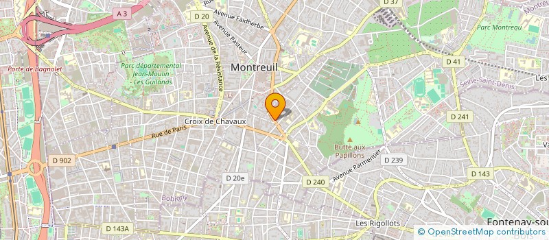 localisation de l'entreprise MADAME AMIRA MOHAMED à MONTREUIL