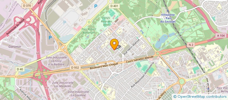 localisation de l'entreprise MADAME AMIRA RATOUBE à AULNAY-SOUS-BOIS