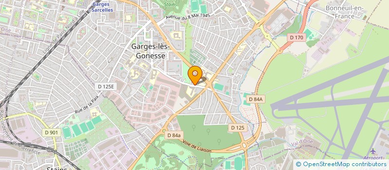 localisation de l'entreprise MADAME AMIRA SALHI  GARGES-LES-GONESSE