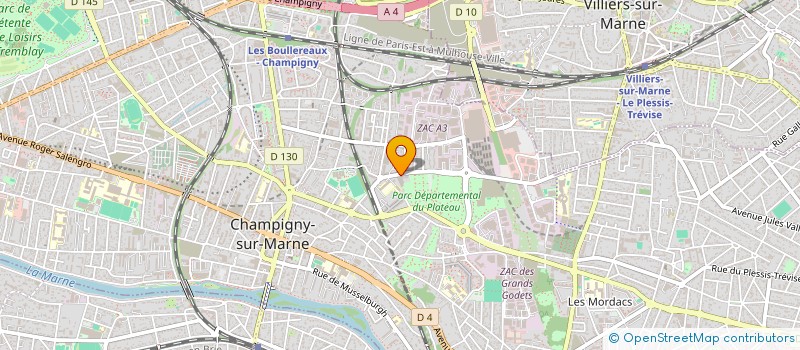 localisation de l'entreprise MADAME AMIRA SEBOUAI  CHAMPIGNY SUR MARNE