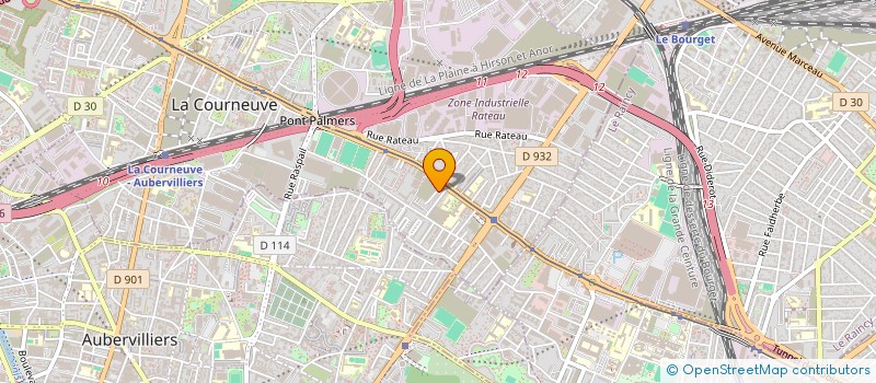 localisation de l'entreprise MADAME AMIRA TADROS à LA COURNEUVE